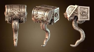 3D модель Анимированный сундук-подражатель (STL)