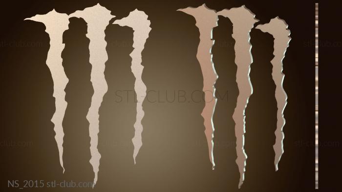 Нестандарт Логотип Monster Energy