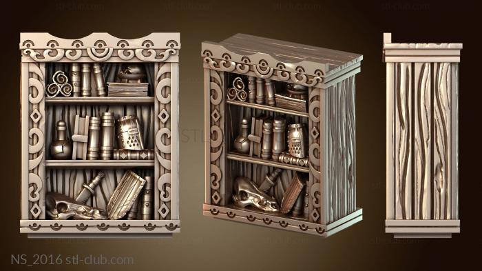 Нестандарт Угловая книжная полка Monster Hunter