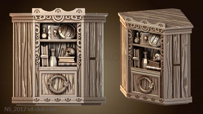 Нестандарт Украшенная книжная полка Monster Hunter Corner