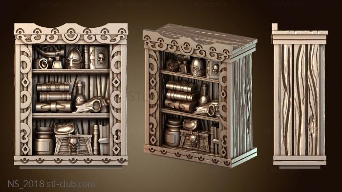 Нестандарт Подробная книжная полка Monster Hunter Corner