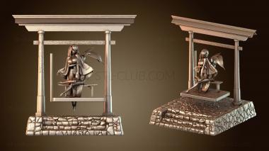 3D модель Девушка-мотылек (STL)