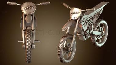 3D мадэль Мотоцикл для динамики (STL)