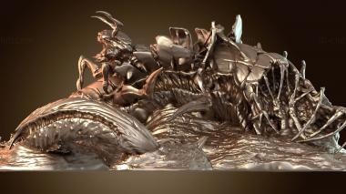 3D мадэль Многократное землетрясение. Мертвые. (STL)