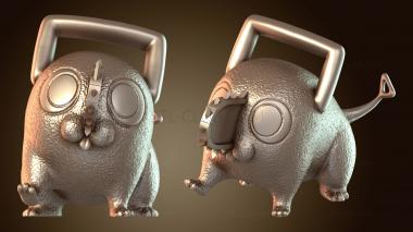 3D мадэль Neftea Chibi Pochita Cuerpo (STL)