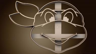 3D model Nico DLC Teen Ninja Turtles Cookie Cutter Turtle (STL)