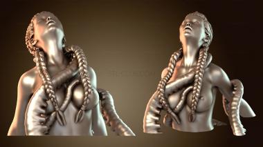 3D модель Осьминог и женщина (STL)