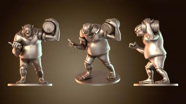 3D model Ogre fierce (STL)