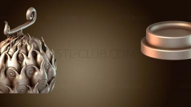 3D модель Один туз горящих фруктов (STL)