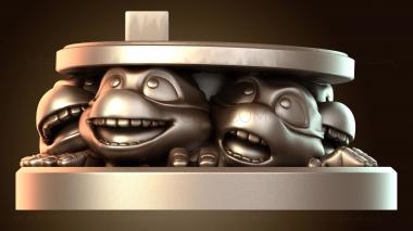 3D модель Онелл с черепахами (STL)