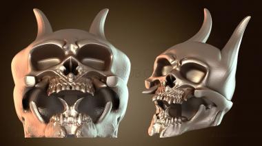 3D мадэль Череп Демона Они (STL)