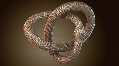 3D модель Уроборос Плоская обмотка (STL)