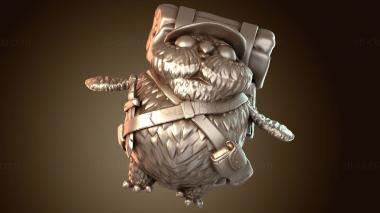 3D модель Сова-авантюрист Совенок (STL)