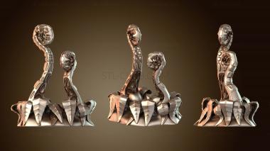 3D model Palm Tree Ferntentacle Leaves (STL)