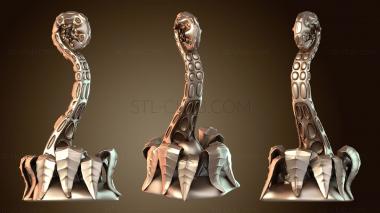 3D модель Листья пальмы папоротникообразные тропические (STL)