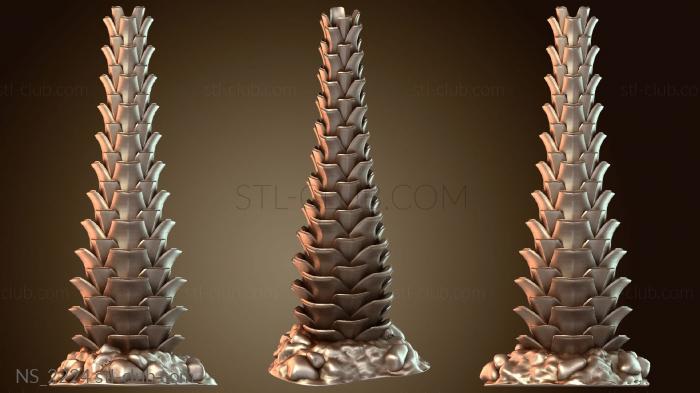 Нестандарт Пальма, ствол пальмы, изящный