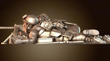 3D модель Десантник Кэл Файр (STL)