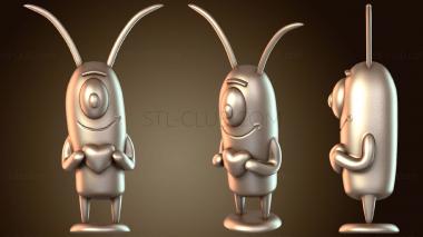 3D мадэль Планктон с Бесе сюрреалистичный (STL)