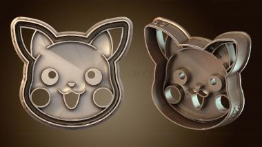 3D мадэль Pokemon Shbe Pikachu Private Otacutz (STL)