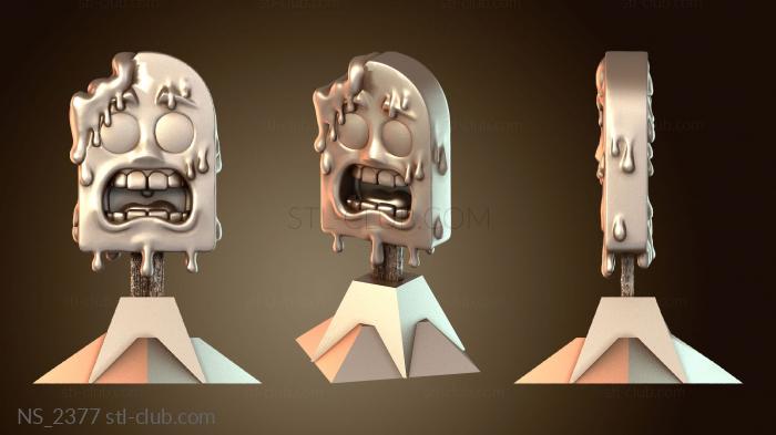 Нестандарт Мороженое разноцветное черное