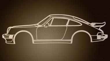 3D модель Порше Каррера (STL)