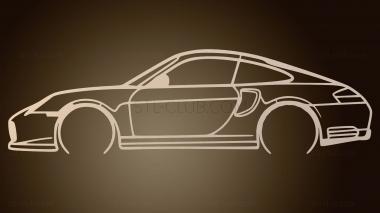 3D модель Porsche Carrera классика (STL)