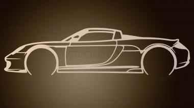 3D модель Порше Каррера ГТ (STL)