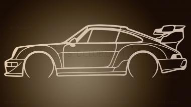 3D модель Porsche Carrera RWB (STL)