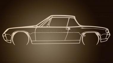 3D model Porsche refined (STL)