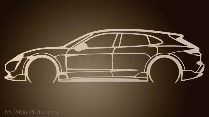 Нестандарт Porsche Taycan Turbo Cross Turismo