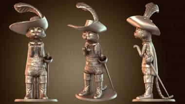 3D модель Кот в сапогах (STL)