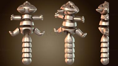 3D модель Енот живой (STL)