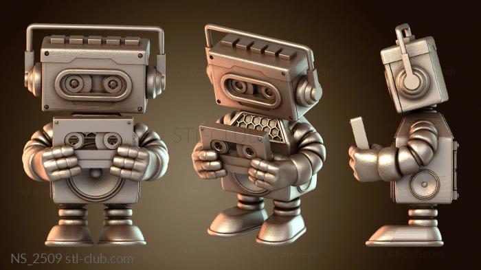 Нестандарт Ретро-ленточный робот