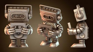 3D model Retro Tape Robot (STL)