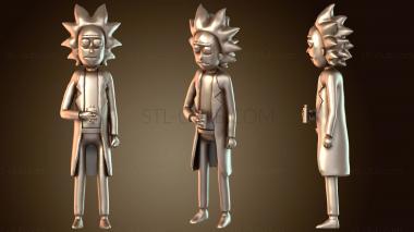 3D model Rick Sanchez and Morty (STL)
