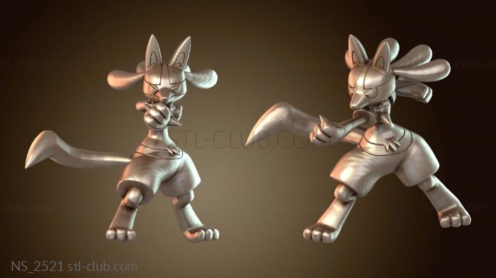 Нестандарт Риолу Лукарио Мега Покемон