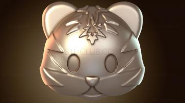 3D мадэль Южный Тигр Дек. (STL)