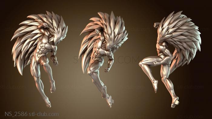 Нестандарт Saitama vs Boros One Punch Man Nom Figures