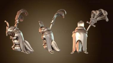 3D model Salamander Mage with Turtle Hanzaki Sand (STL)