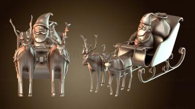 3D модель Сани Санты (STL)