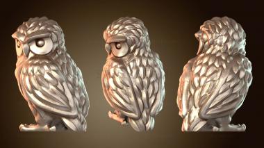 3D модель Змеевидная сова (STL)