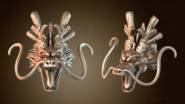 3D модель Shenron Wall Decoration Face (STL)