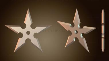 3D модель Сюрикен (STL)