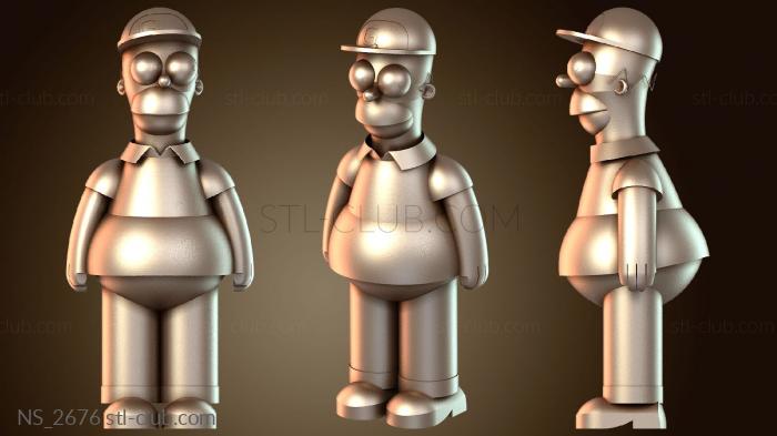 Нестандарт Симпсон Гомер хаотичный