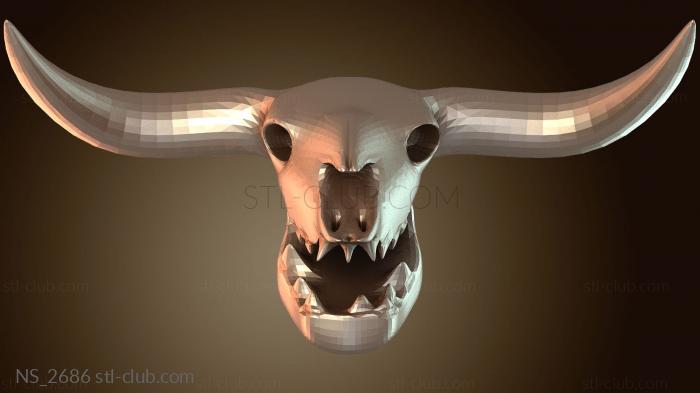 Нестандарт Скелет Минотавра ужасающий