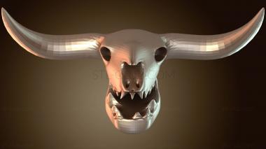 3D модель Скелет Минотавра ужасающий (STL)