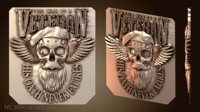 Нестандарт Череп Ветеран