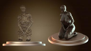 3D модель Разрезал девушку (STL)