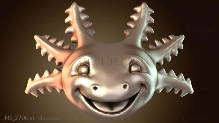 Улыбка Аксолотля Игривый