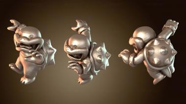 3D model Smooth Morton Hair (STL)